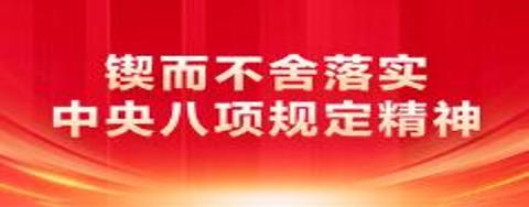 锲而不舍贯彻落实中央八项规定精神